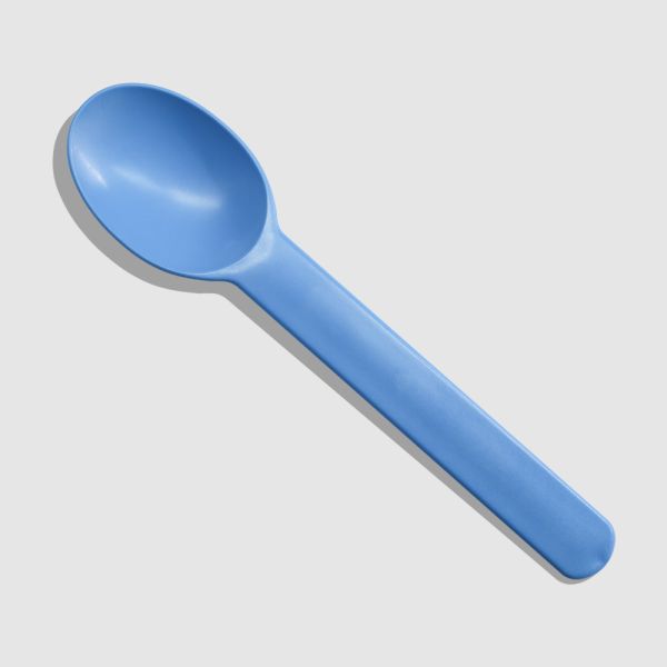Small Dessert Spoons Made of Biodegradable Cornstarch with Customized Logo and Color
