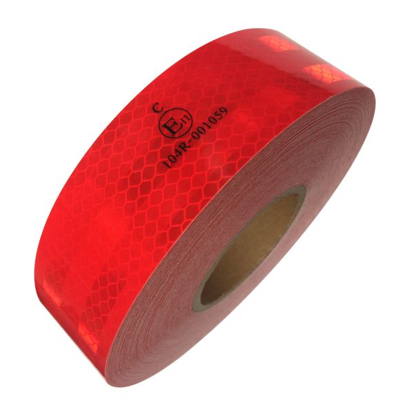 White Yellow ECE 104R Prismatic Vehicle Trailer Reflective Tape Reflector Sticker for EU UK Truck Car Safety Conspicuity Marking