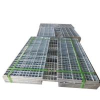Calor sumergido galvanizado 32 * 5mm Acero de pasarela de agarre de repiel de rejilla