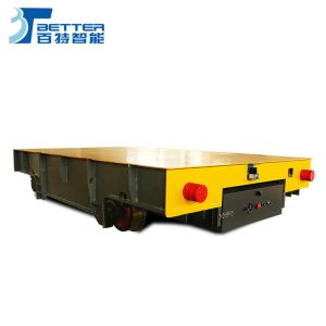 China Factory Supplies 200ton Trackless Electric Transfer Flat Carts