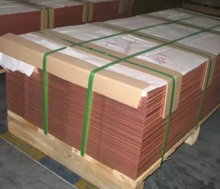 3mm 5mm 20mm Thickness Copper Cathode Plates T2 4x8 Copper Plate Sheet