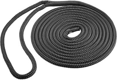 UHMWPE Double Braid Mooring Rope Marine Synthetic Fiber Rope High Strength Dock Line For Boats Ships