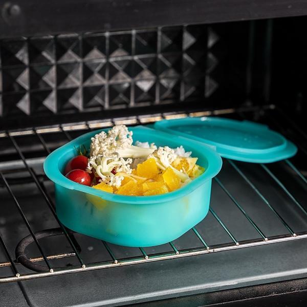 3-Pack Square Silicone Food Storage Containers – Food-Grade, BPA-Free, Microwaveable And Dishwasher Safe, Leakproof Lids, Space-Saving Stackable Design Ideal For Healthy Meal Prep, Kids’ Lunchboxes