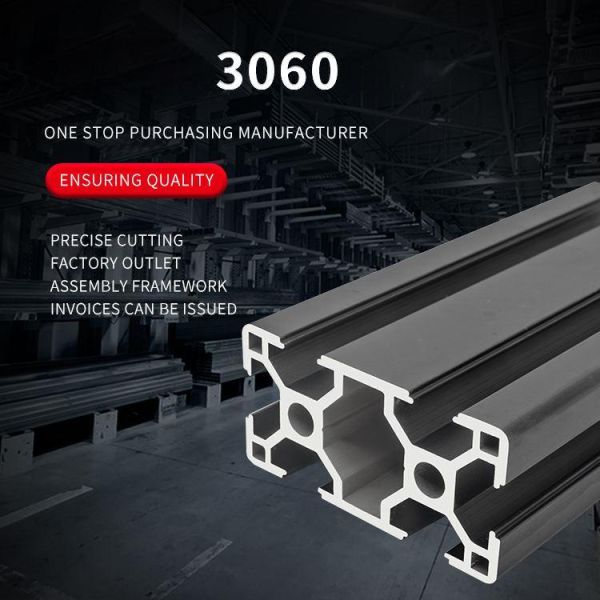 30*60 China Manufacturer silver Industrial Aluminium Profile Light Aluminium Extrusion