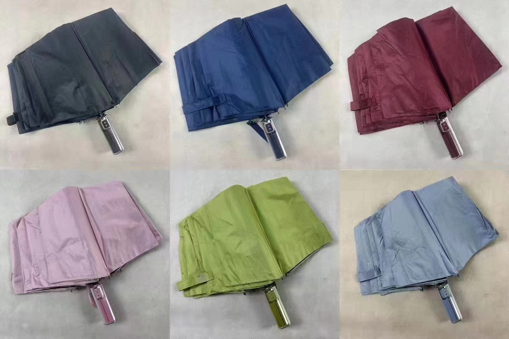 Hot Sale Three Folding Automatic Mechanical Design Handle Umbrella UV Block Umbrella