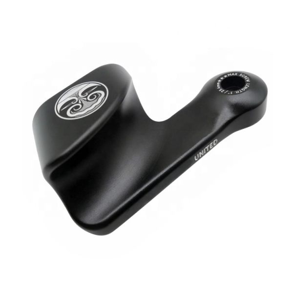 High Efficiency CNC Aluminum Parts Silk Screening Black Anodizing Durable