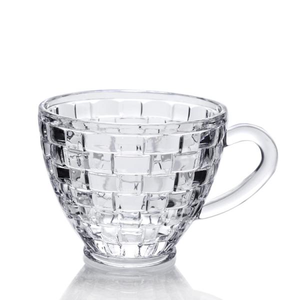 320ml Glass Plates And Bowls Glass Punch Bowl Set With 8 Cups