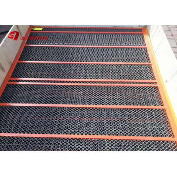 Self Cleaning Vibrating Screen Mesh Heavy Duty Hooked High Tensile Steel Wire