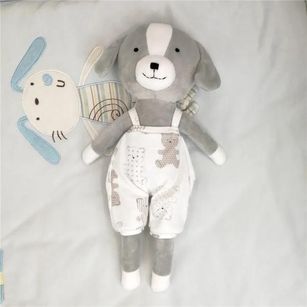 43cm Soft Doll Plush Toy Baby Girl Plush Doll Wearing Beauty Dress