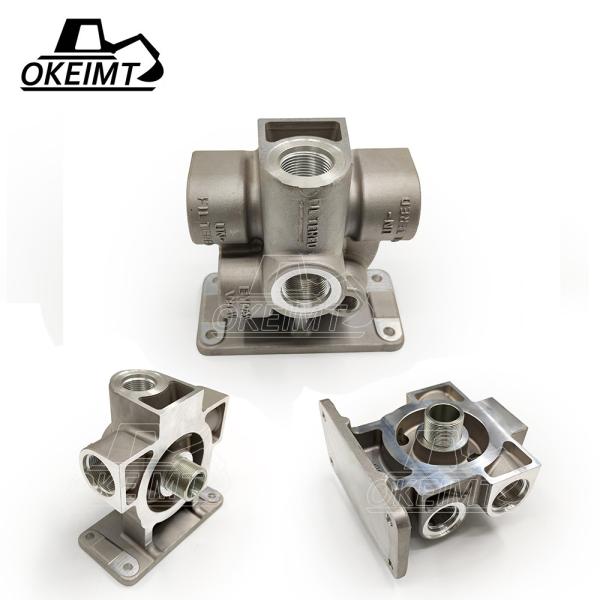 362-3515 Oil Filter Head C9 CATE Fuel Filter Head Billet Aluminum