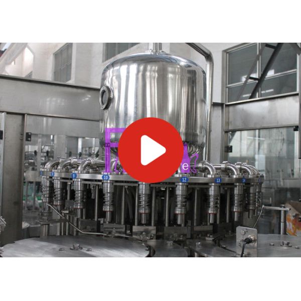 relleno en caliente Juice Machine For Glass Jars anaranjado de 0.4Mpa 8000BPH con la torsión de los casquillos