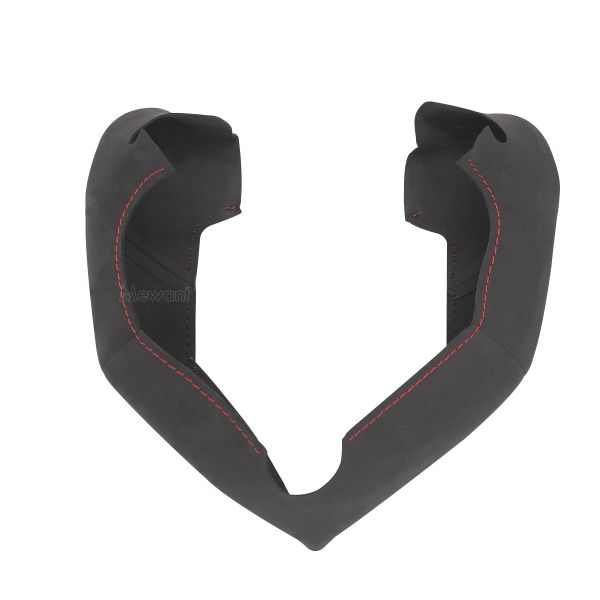 Customized Available Durable Soft Athsuede Hand Sewing Steering Wheel Cover Wrap for for Tesla Model S X 2022-2023