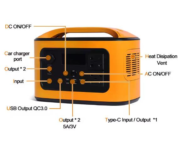 OEM ODM Allpowers Portable Power Station 576Wh Battery For Solar Panel NCM Lithium Battery Portable Power Station