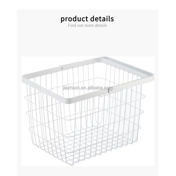 Bathroom Metal Wire Frame Layered Organization Rack 2 Tier With Wheels Dirty Clothes Basket Removable Laundry Storage Cart