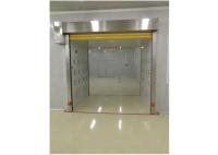 L'acier laminé à froid en verre de douche d'air de Cleanroom de porte de profil de support avec font la peinture cuire au four
