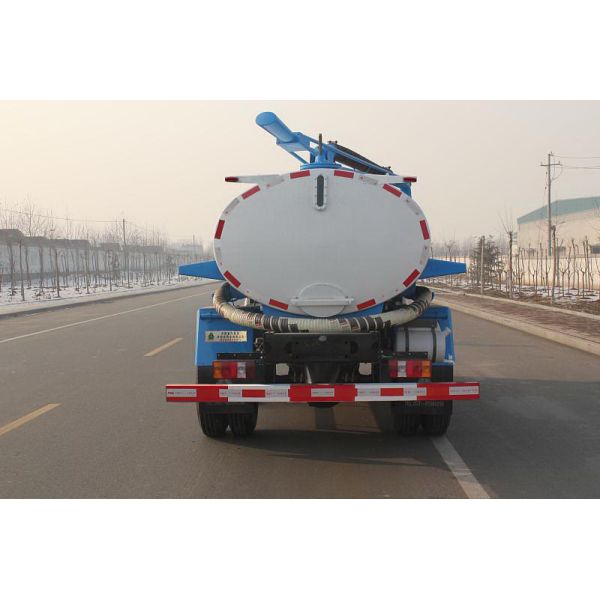 Light Duty Sewage Truck Commercial Box Truck SHMC5107GXW white color