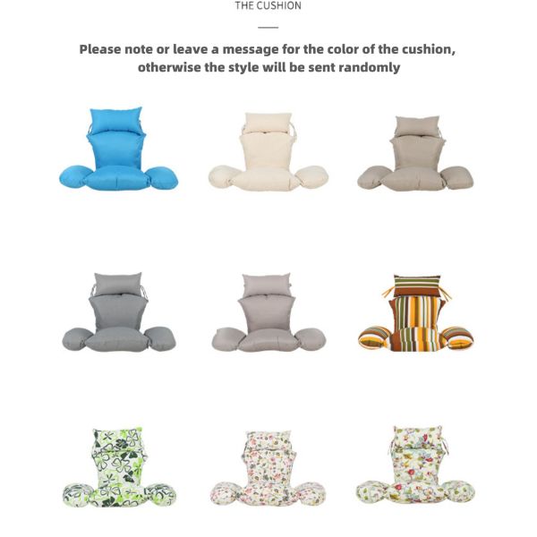 Polyester Outdoor Single Seat Swing Chair OEM Logo Acceptable