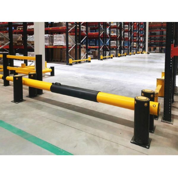 Heavy Duty Pallet Rack Protector Warehouse Pallet Rack Column Protection Flexible Plastic Guard Upright Protector