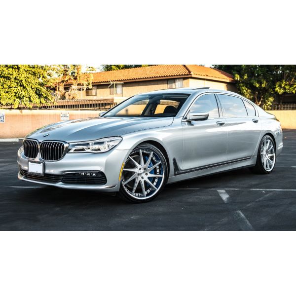 L'argent a usiné 24 pouces a chancelé des jantes avec OIN 9001 de lèvre de Chrome