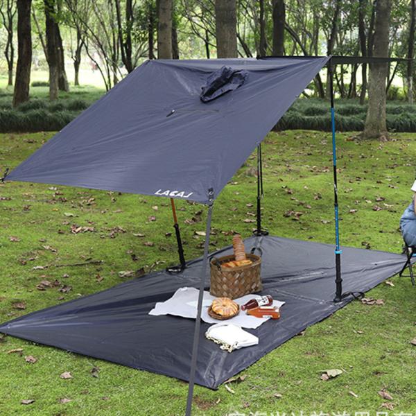 Diagonal Bracing Waterproof Single Tent Canopy Raincoat UV Resistant