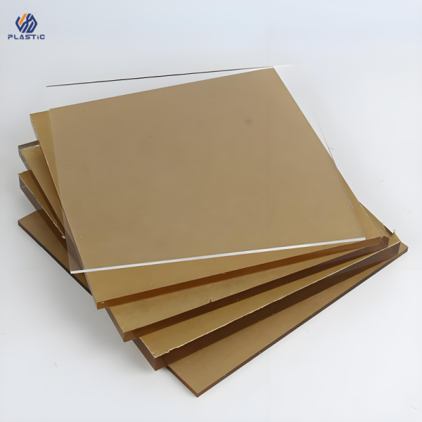 Customized Logo Transparent Acrylic Sheet Both Side Paper Film Protective