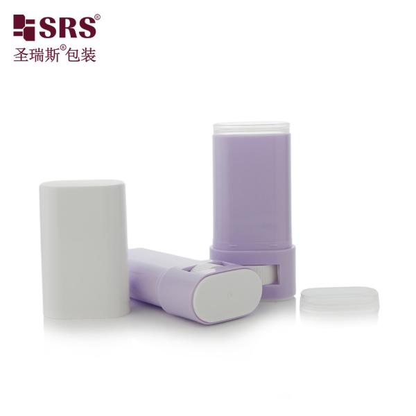 20g de forme ovale vide PP plastique anti-démangeaisons Balsame personnalisé couleur vide contenant le déodorant Stick