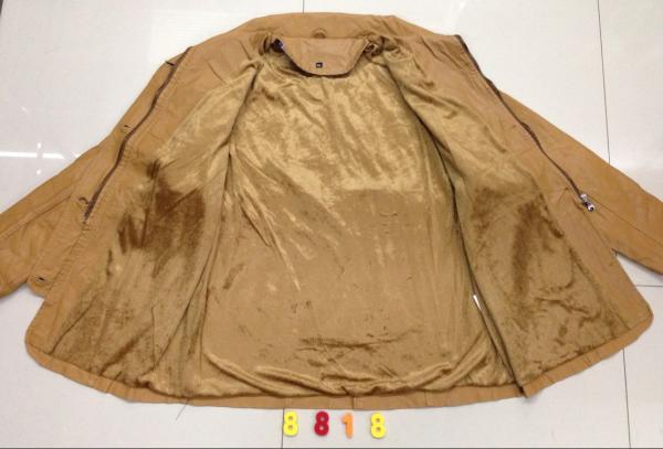 8818 Ladies fashion pu long jacket stock (coats,blouzes,tops)