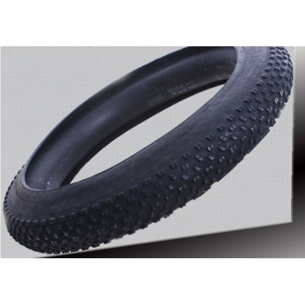 20x4.0 Snow Bike Black Fat Tire Beach Bike Rubber Outer Tires for 12-20inches and 2 kg
