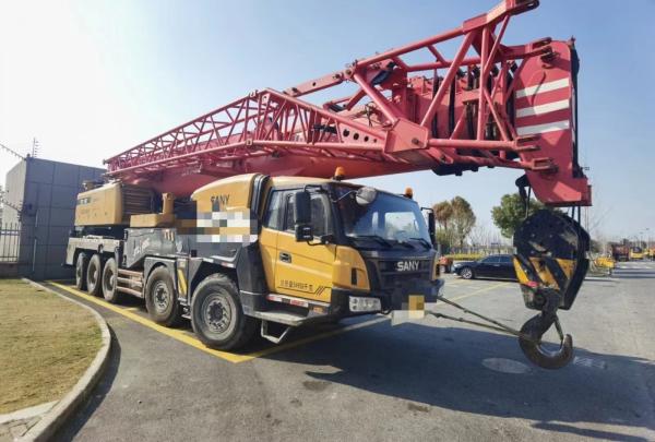Service après-vente 2017 Terrian Mobile Crane Truck 100 tonnes Truck Crane Arbre numéro 4