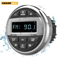 Prise en charge du récepteur multimédia numérique BT Marine avec amplificateurs stéréo marins Bluetooth intégrés 4*50Watt