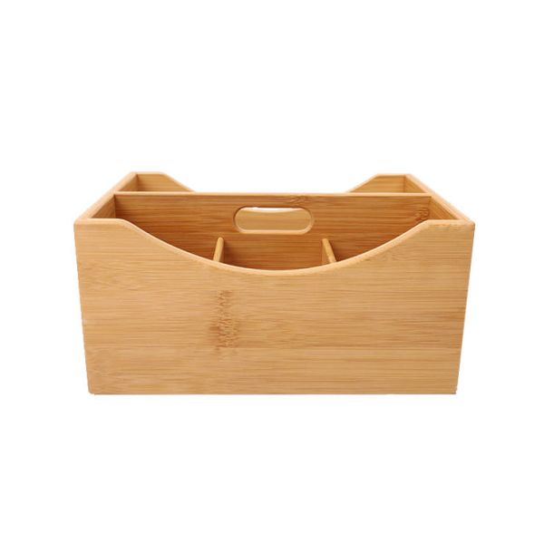 Держатель утвари организатора стола природы бамбуковый для кухни