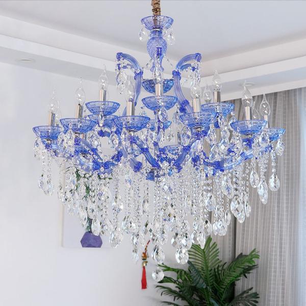 JYLIGHTING European-style Pendant Light Crystal Chandelier Living Dining Room Modern Home Bedroom Lighting Gold Pendant Light