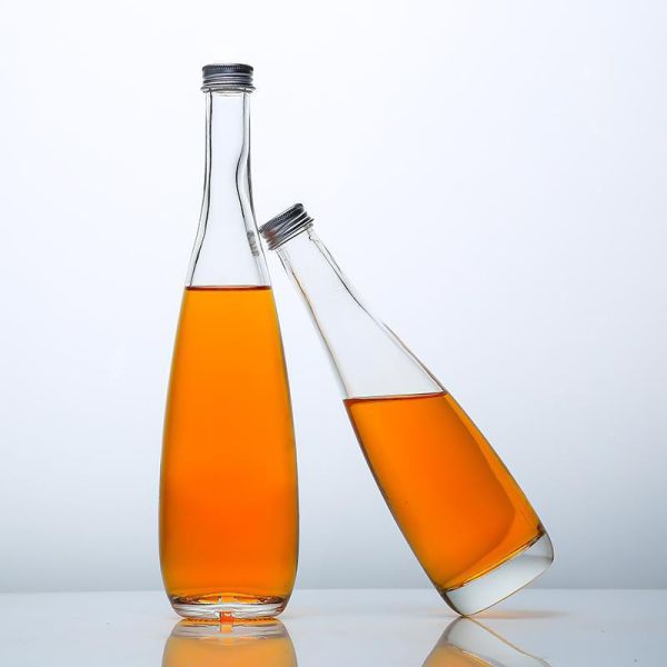 350ml 515ml Empty Glass Wine Bottles Glass Beverage Bottles With Airtight Caps