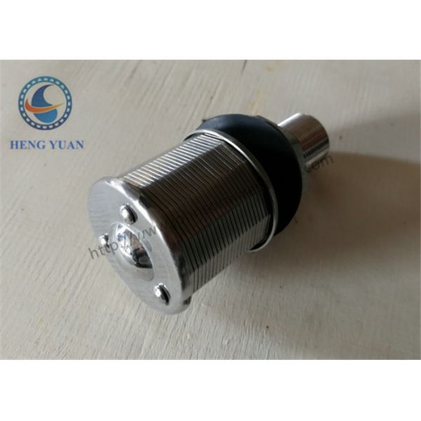 diámetro de acero inoxidable de la boca 57m m de la pantalla de agua de la ranura del alambre de la cuña 316L