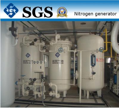Produção do nitrogênio líquido do gerador do nitrogênio da membrana do portador químico