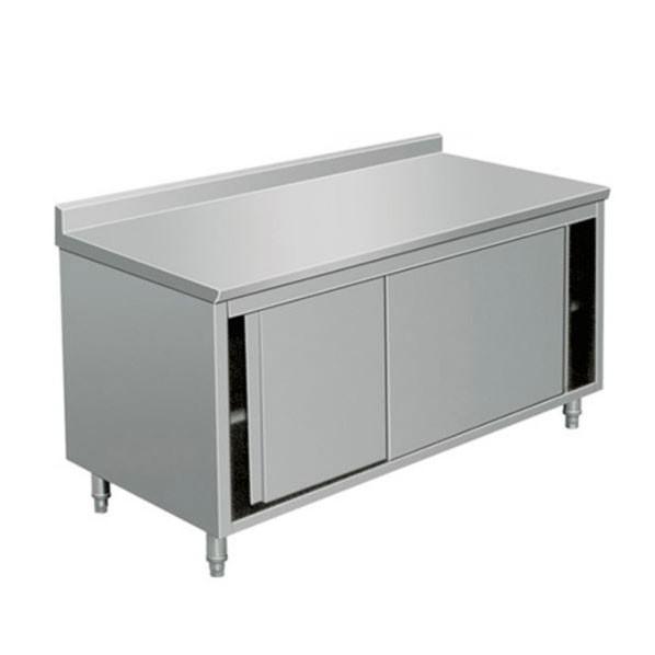 Commercial Stainless Steel Kitchen Cabinets , 50mm Restaurant Stainless Steel Cabinets