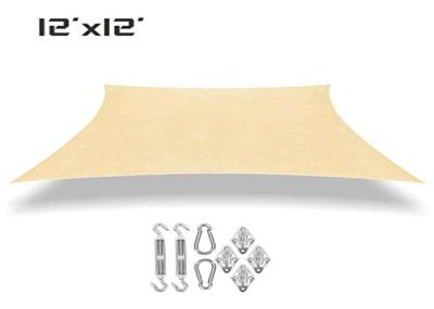 Anti Oxidants Square Garden Sun Sail With Hardware Kit 95% - 99% Shade Rate