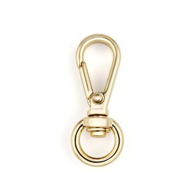Eco-friendly Golden Metal Spring Snap Hook for Fashion Dog Swivel Clasp Handbag Hardware