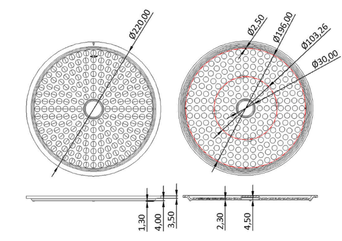 200W UFO Lens For High Bay Light With SMD 3030/2835 LED Chips For Brightness