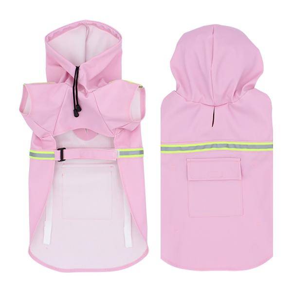 Waterproof Material Pet Raincoat Poncho Type Big Dog Clothes Pet Clothing And Accessories