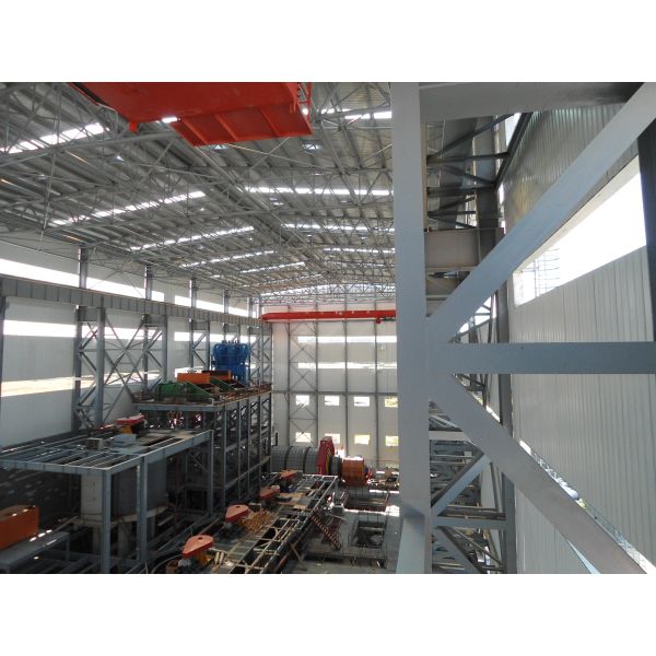 Prefabricated Steel Structure Building with Easy Installation, Corrosion Resistant and Wind Load Resistance