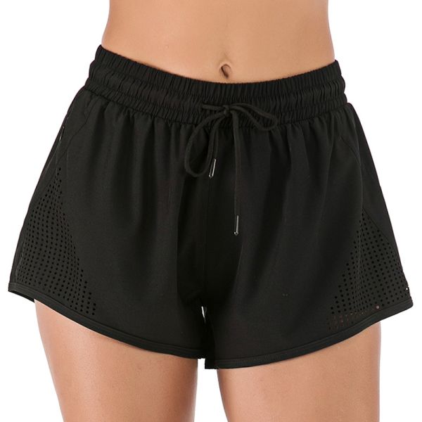 Женщин лета логотипа изготовителя фабрики OEM шорты двухслойного фитнеса молодости тренировки изготовленных на заказ быстрые сухие