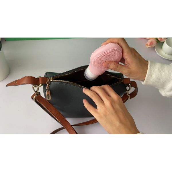 OEM Синий силиконовый очистительный щетка лицо Силиконовый скраббер электрический