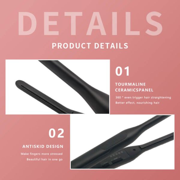 FCC аттестовал утюг мини раскручивателя волос перемещения 45W керамический плоский