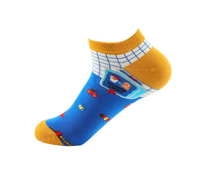 Colorful Ankle Custom Sports Socks Fashion Sport Sock Men's Ankle Socks