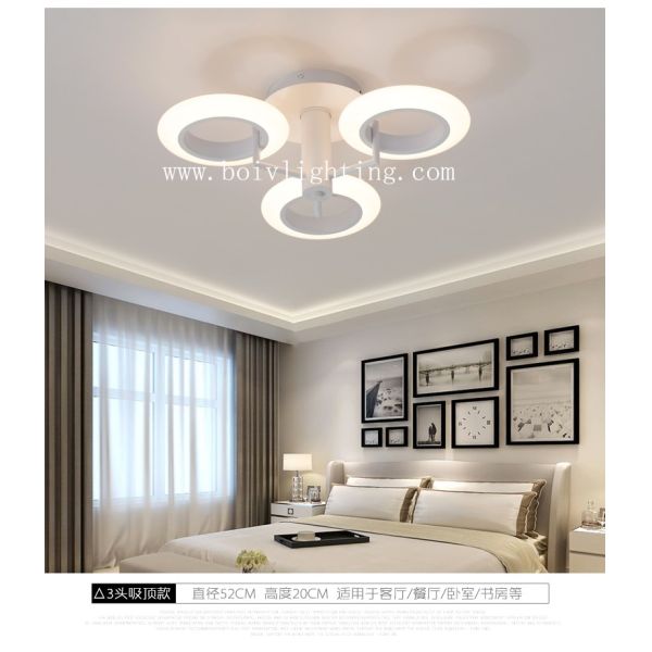 Luxurious  Fashion Style Fancy Circle  Acrylic  LED Ceiling  Ligtings BV2103C