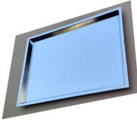 Sus 304 30mm de profundidad plana durable de acero inoxidable malla de servicio de cafetería bandeja para restaurante Bbq