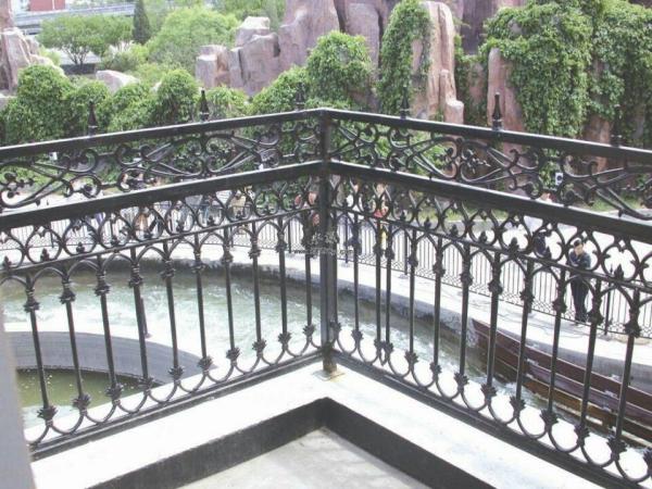 Deck / Apartment Decorative Balcony Railing Rustproof Easy Installation