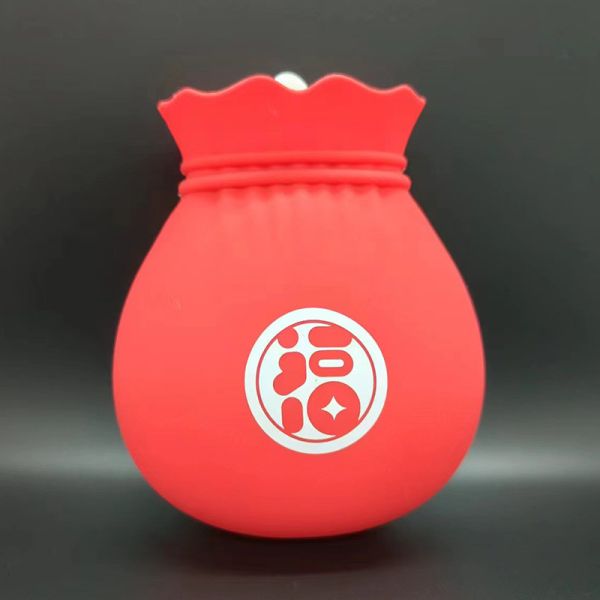 Мини-бутылка с горячей водой с вязанной крышкой Силиконовый мешок с горячей водой для облегчения боли в животе Менструальные спазмы