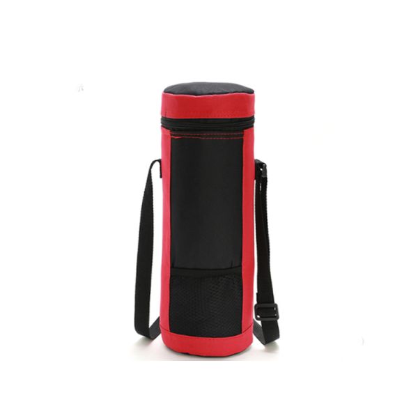Round wine bottle bag oxford fabric Ice Pack single wine insulated cooler bag